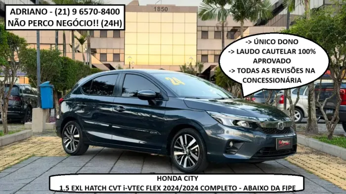 Honda City Hatchback EXL 1.5 Flex 16V Aut. 2024
