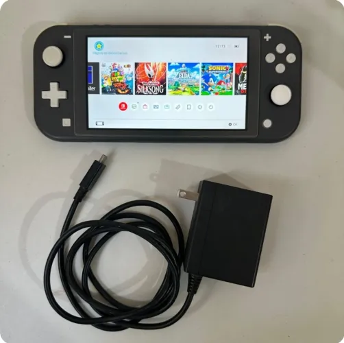 Nintendo Switch Lite Cinza com 128GB