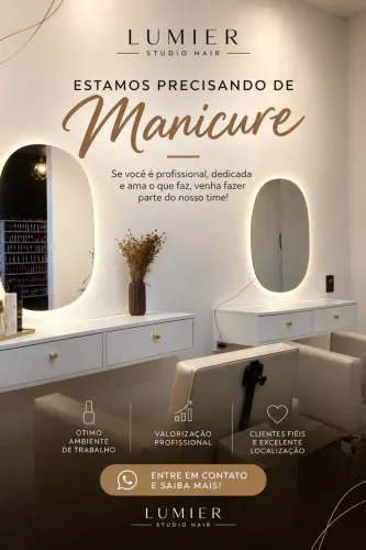 PRECISAMOS DE MANICURE