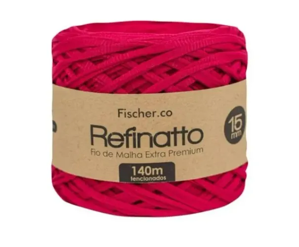 Fio de Malha 15mm Extra Premium Fischer Refinatto Pink