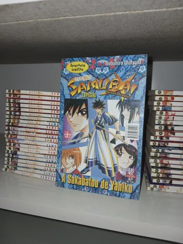 COLEÇÃO COMPLETA SAMURAI X (RUROUNI KENSHIN)MANGÁS MEIO TANKO DA JBC