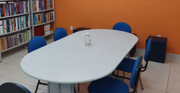 Mesa de Reunião Oval para Escritório
