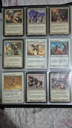 2 DECKS DE MTG VERDE E BRANCO VINTAGE