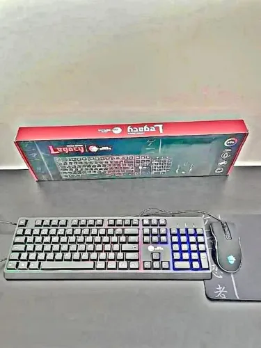 Combo Gamer Ninja Legacy 3 Em 1, Teclado, Mouse E Mousepad Novo