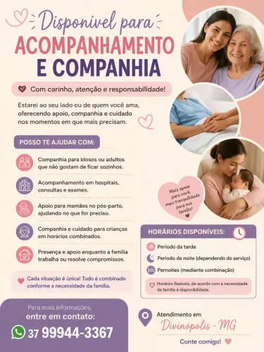     Acompanhamento Hospitalar e Companhia