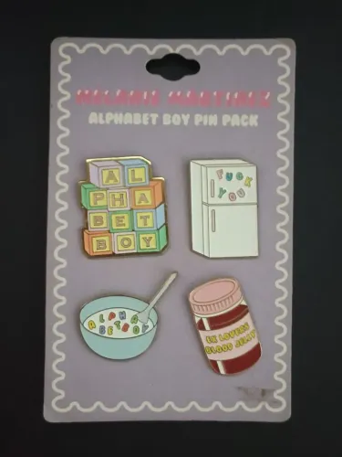 Melanie Martinez Alphabet Boy Pin Pack Original (4 Pins)