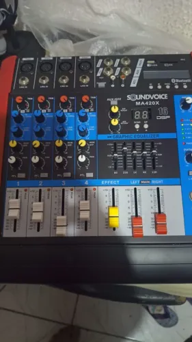 Mesa de Som Amplificada