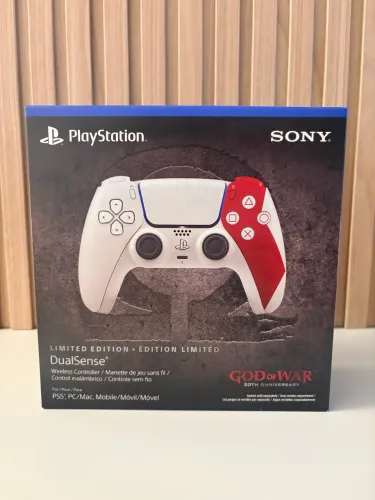 Controle Dualsense God of War edição limitada PlayStation 5