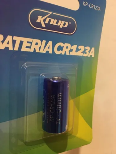 Bateria pilha 3V Lithium CR123A Knup KP-CR123A