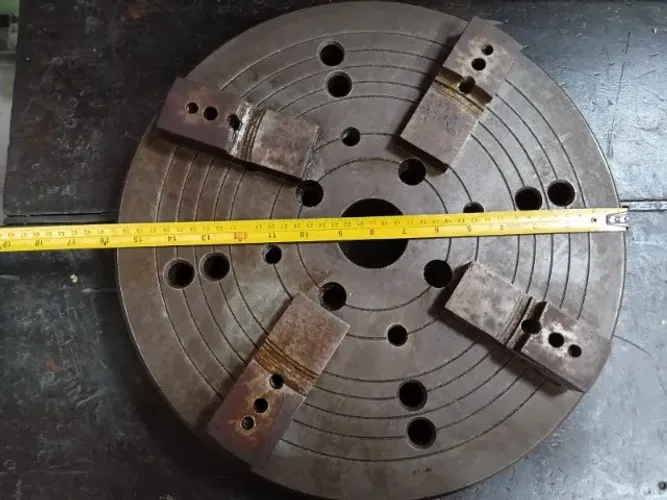 Placa de arraste para torno, diâmetro de 400 mm