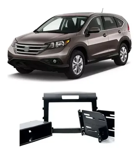Moldura Honda Cr-v 2012 à 2019 Painel 1din 2din Rádio Cd