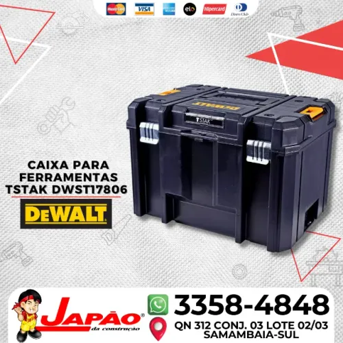 Caixa para Ferramentas Tstak Dwst17806 DeWalt Oferta Por Tempo Limitado