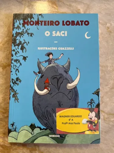 Livro O Saci - Monteiro Lobato