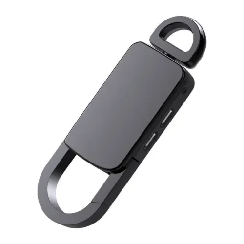 chaveiro espião gravador de áudio gravação ativada por voz MP3 player 8 gygas