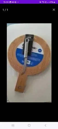 Tábua para frios com faca