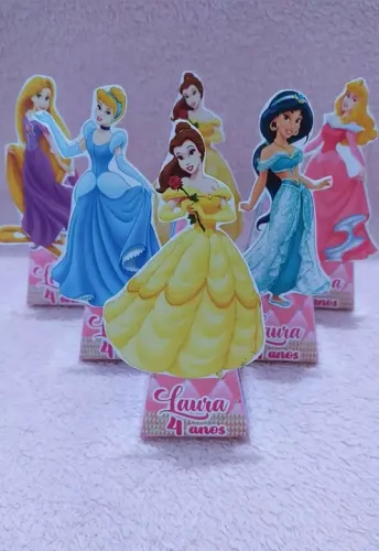 Princesas DISNEY caixinhas personalizadas pra festa de aniversário 