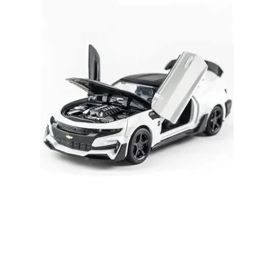 Chevrolet Camaro metal 1:32 branco para colecionadore