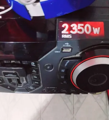  System LG Bluetooth 2350W CD Player FM - Karaokê USB 