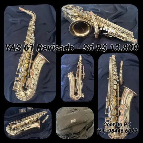 Sax Alto Yamaha - 61 ?Década de 70 - MARAVILHOSO