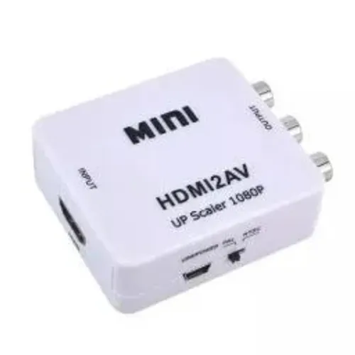 Mini Adaptador Conversor De Rca Video Para Hdmi