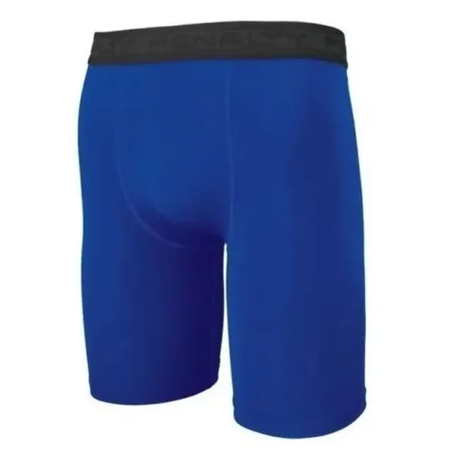 Kit ciclismo, short termico azul penalty + camisa compressão Tam M