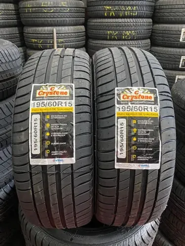 Pneu Crystone 195/60/15 (borracha Vipal)