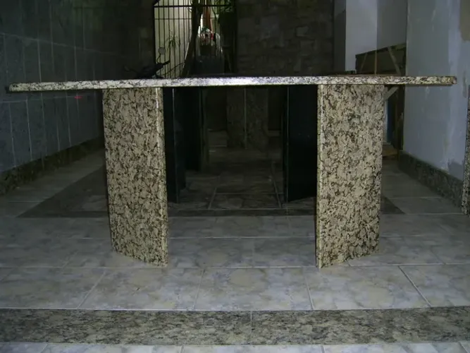Mesa de Granito tipo Exportação 