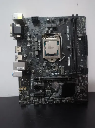 Kit Placa mãe Gigabyte LGA 1151 H310m + i3 9100f Intel Ddr4