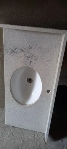 Pia de marmore cuba Deca 