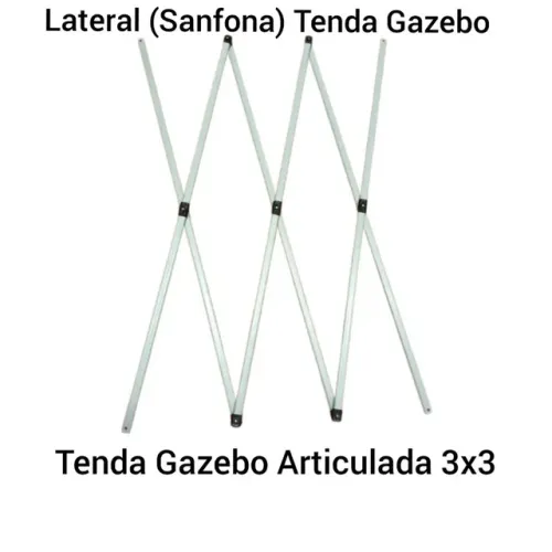 Peça de Reposição Gazebo/Sanfona Lateral Articulada 3x3