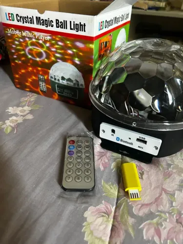 Led Crystal Magic Ball Light