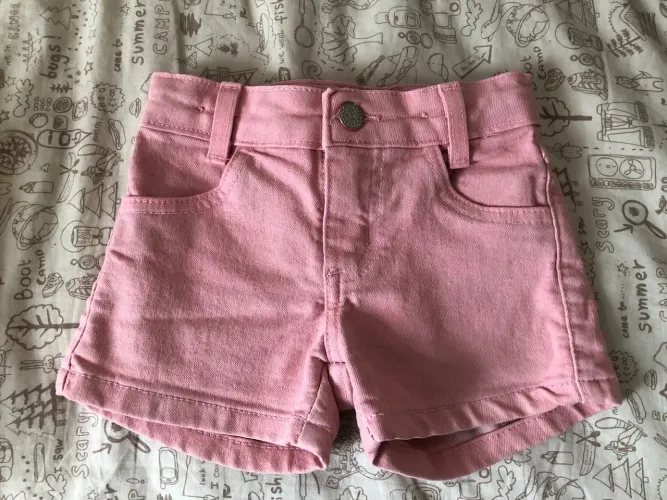 Shorts jeans infantil tamanho 3 anos