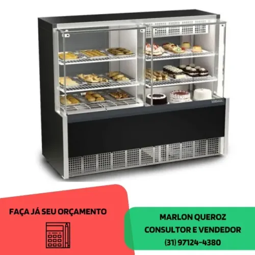 Balcao de Torta e Salgados Novo Gelopar