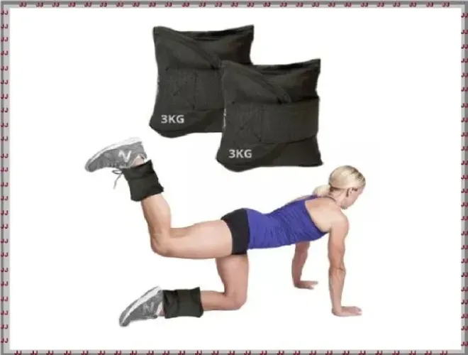 Par de tornozeleira 3 kg de peso - Academia - Fitness - Bem Estar 
