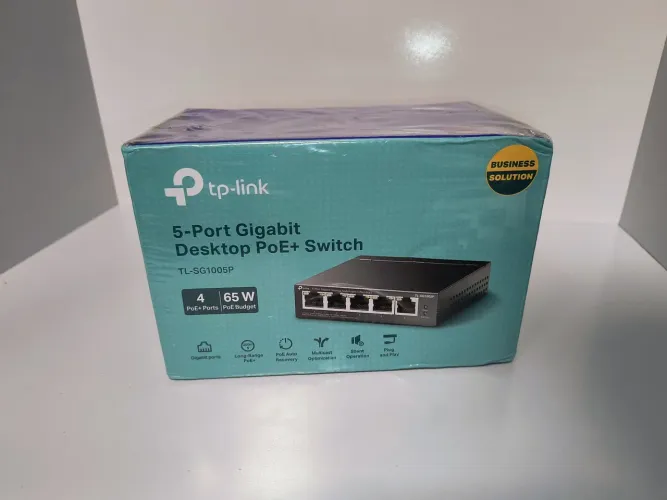 Switch 5 portas POE Tp-link novo sem uso.