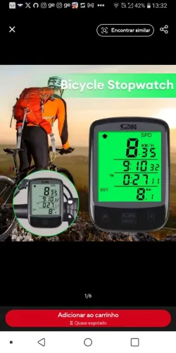 Ciclocomputador Velocímetro para Bicicleta - Novo