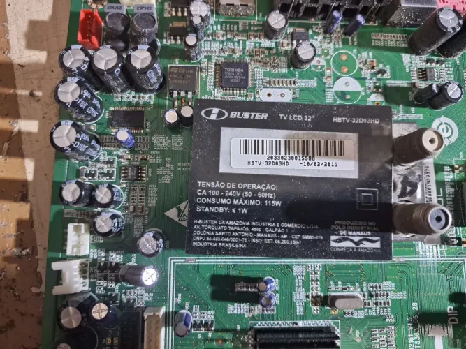 Placa Principal TV LCD 32" H-Buster HBTV-32D03HD