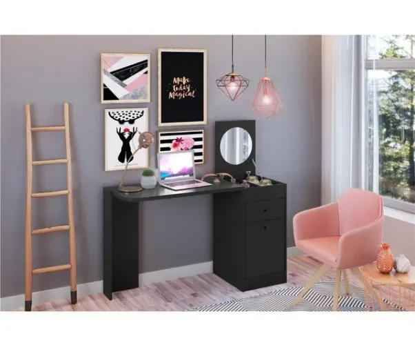 Penteadeira e Escrivaninha com 2 portas e 1 Gaveta (SUPER OFERTA PEGUE E LEVE)!!