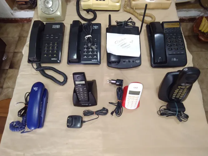 Telefones fixos e sem fio