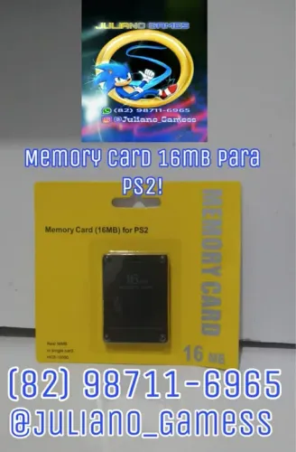 Memory card 16mb novo