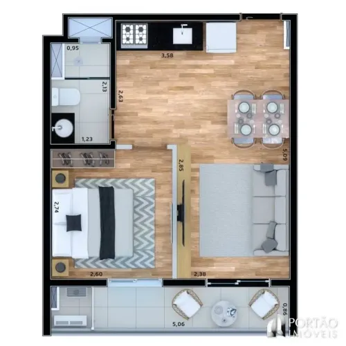 Apartamento em Vila Nova Cidade Universitaria, (Bauru) - SP