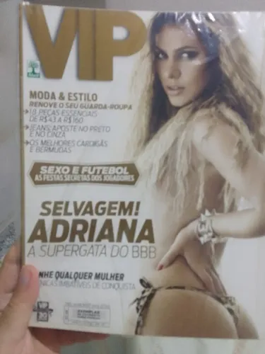 Revista vip com Adriana ex bbb 10 nova lacrada