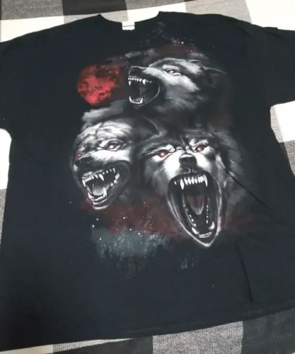 camiseta vintage camiseta vintage bad wolf americana original