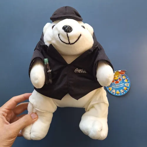 Urso de Pelúcia Esportista da Coca Cola Hipismo