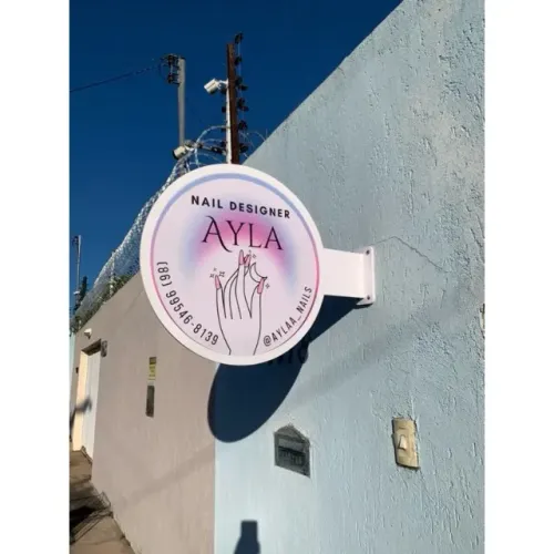 Placa Pirulito 50cm - Pvc 15mm