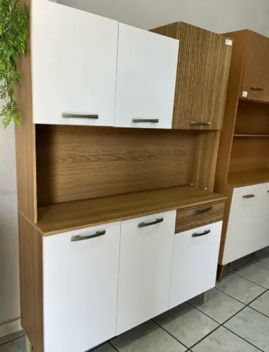 na cor freijó supremo ripado freijó armário ideal para sua cozinha