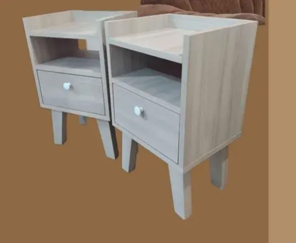Mesa de Cabeceira MDF Premium c/ Gaveta e Corrediça Telescópica