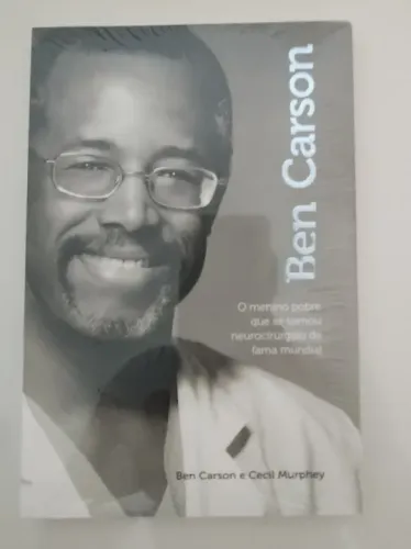 Livro Novo "BEN CARSON, o menino pobre que se tornou neurocirurgião de fama mundial""