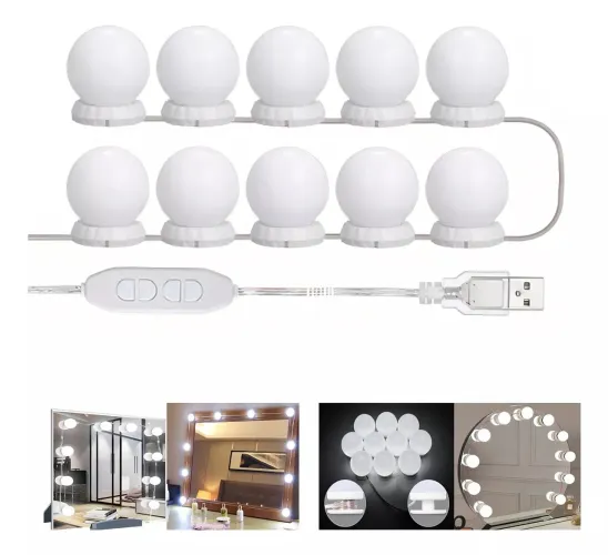 Kit Luzes LED para Maquiagem - Iluminação Profissional