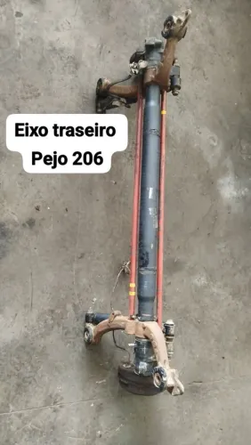 Eixo Traseiro Peugeot 206 ( a base de troca )